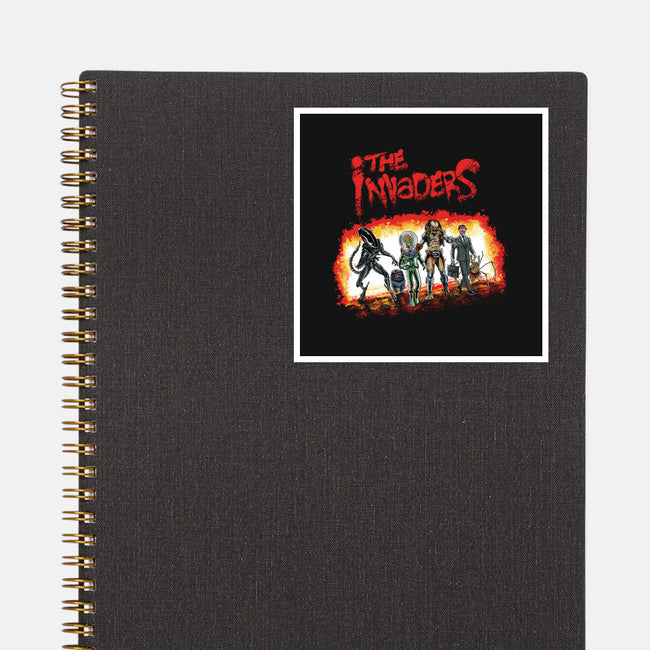 The Invaders-none glossy sticker-zascanauta