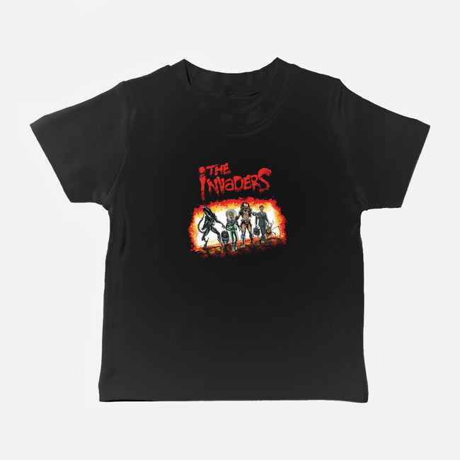 The Invaders-baby basic tee-zascanauta