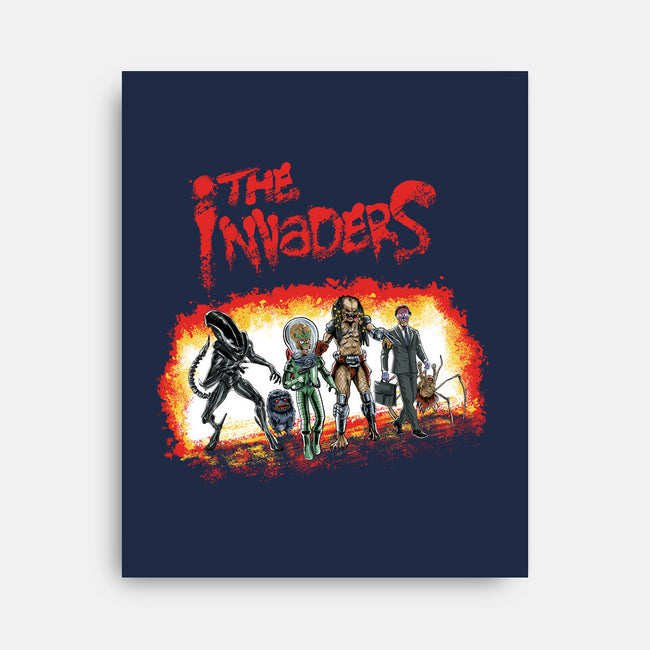 The Invaders-none stretched canvas-zascanauta