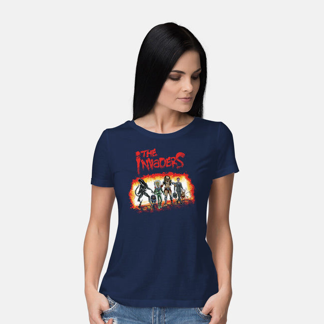 The Invaders-womens basic tee-zascanauta