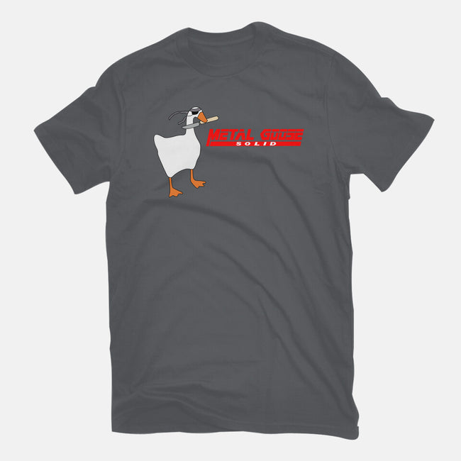 Metal Goose Solid-womens fitted tee-Zody