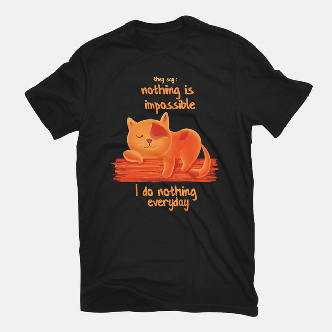 I Do Nothing Every Day-mens premium tee-erion_designs
