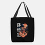 Goku In The Golden Cloud-none basic tote-Knegosfield