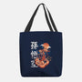 Goku In The Golden Cloud-none basic tote-Knegosfield