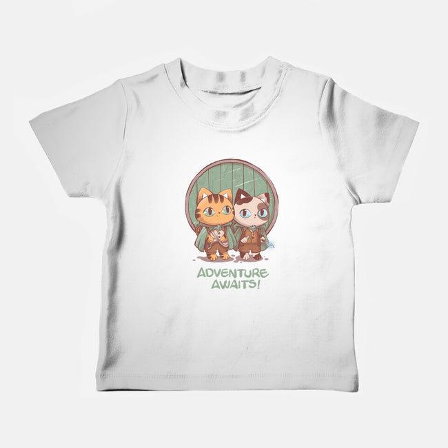 Kitten Adventure Awaits-baby basic tee-ricolaa