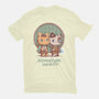 Kitten Adventure Awaits-mens basic tee-ricolaa