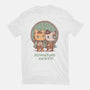 Kitten Adventure Awaits-womens basic tee-ricolaa