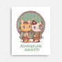 Kitten Adventure Awaits-none stretched canvas-ricolaa