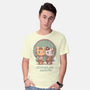 Kitten Adventure Awaits-mens basic tee-ricolaa