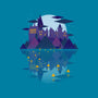 Wizard Temple-none polyester shower curtain-Getsousa!