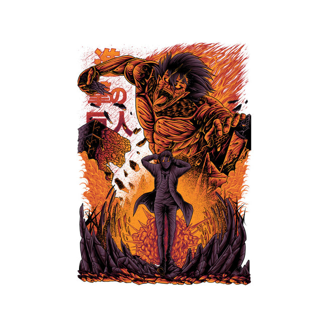 Eren X Attack Titan-none memory foam bath mat-alanside