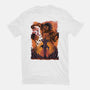 Eren X Attack Titan-womens basic tee-alanside