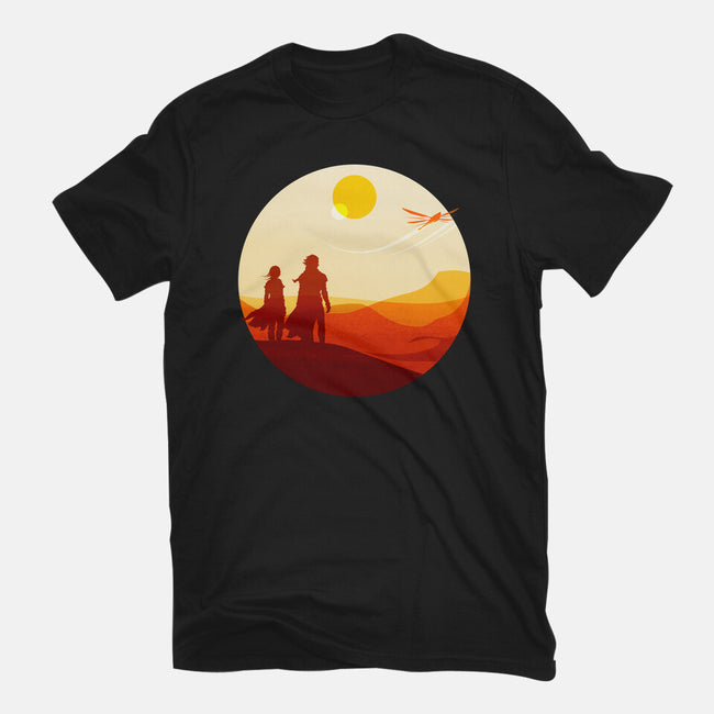 Into The Desert-mens basic tee-PencilMonkey