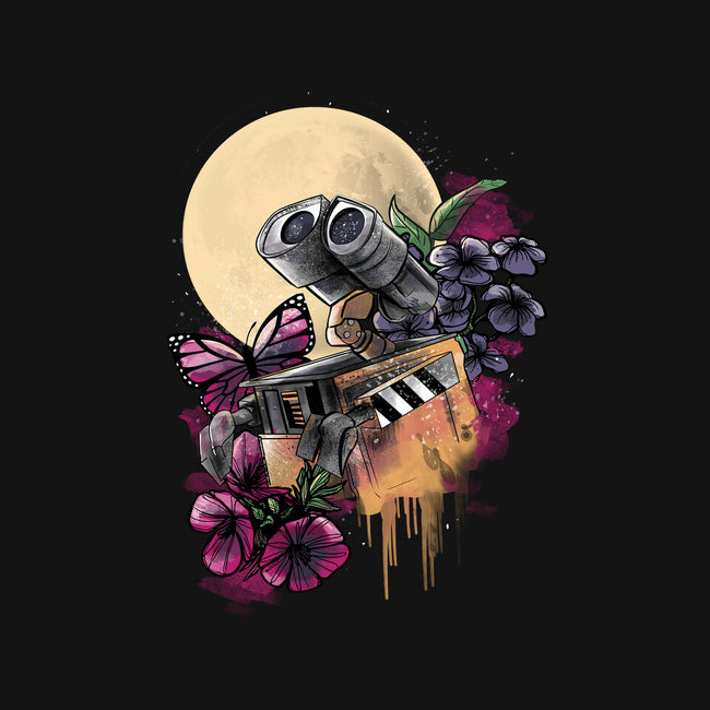 Moonlight Robot-none fleece blanket-fanfabio
