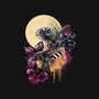 Moonlight Robot-womens fitted tee-fanfabio