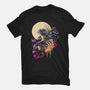 Moonlight Robot-womens fitted tee-fanfabio