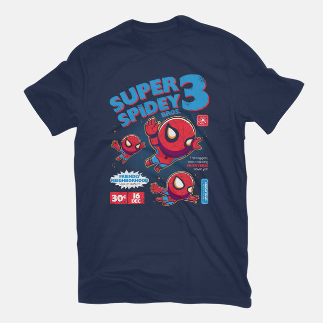 Super Spidey Bros-mens basic tee-yumie