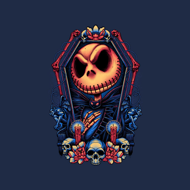 All Hail The Pumpkin King-womens basic tee-glitchygorilla