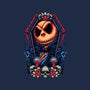 All Hail The Pumpkin King-womens basic tee-glitchygorilla