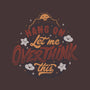 Let Me Overthink This-none polyester shower curtain-tobefonseca
