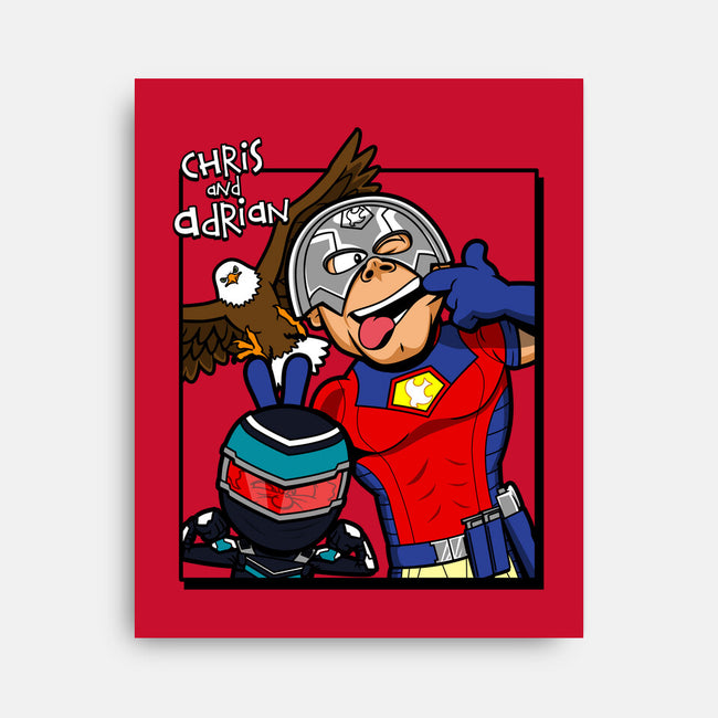 Chris And Adrian-none stretched canvas-Boggs Nicolas