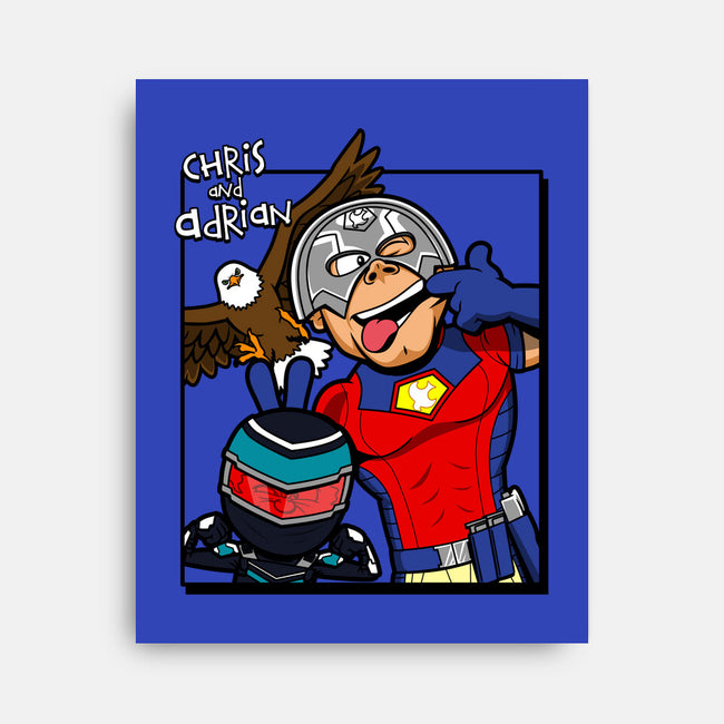 Chris And Adrian-none stretched canvas-Boggs Nicolas