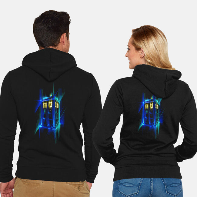 Time And Space-unisex zip-up sweatshirt-sebasebi