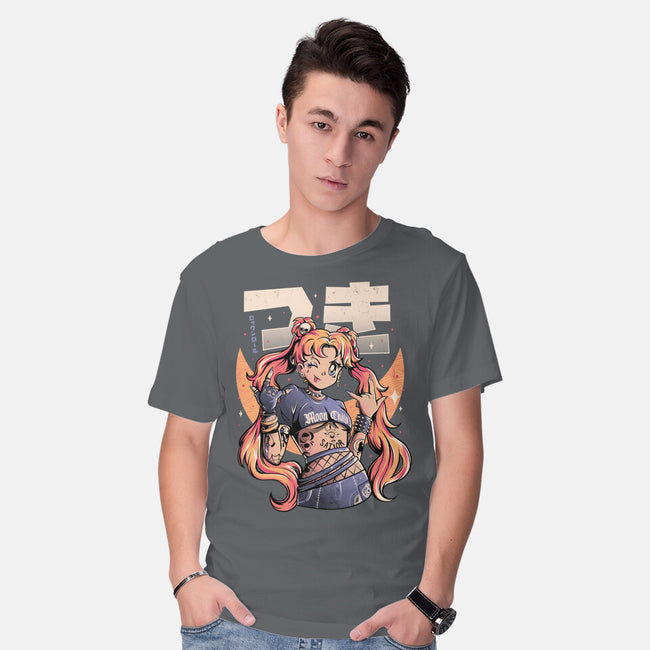 Moon Child-mens basic tee-eduely