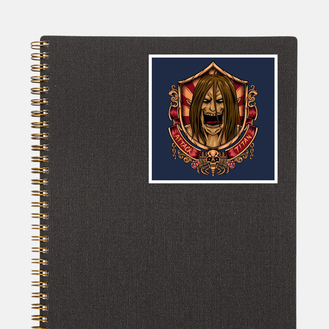 Attack Badge-none glossy sticker-spoilerinc