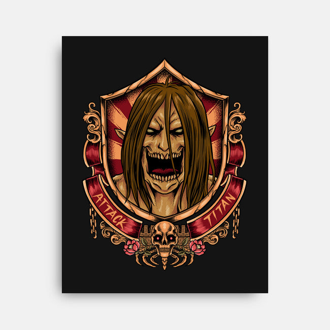 Attack Badge-none stretched canvas-spoilerinc