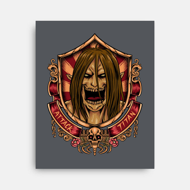 Attack Badge-none stretched canvas-spoilerinc