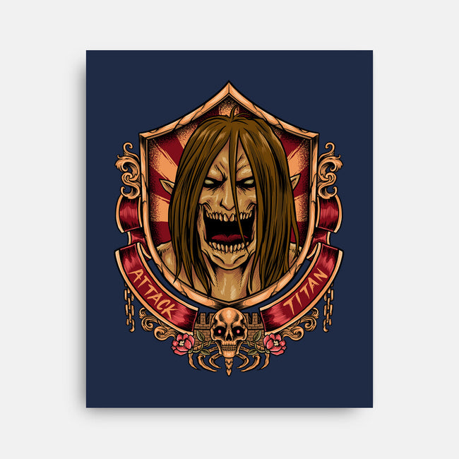 Attack Badge-none stretched canvas-spoilerinc