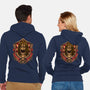 Attack Badge-unisex zip-up sweatshirt-spoilerinc