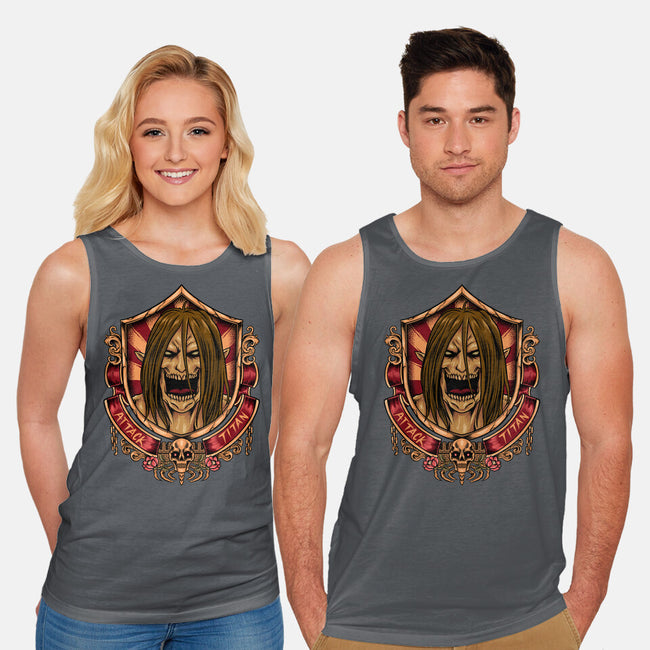 Attack Badge-unisex basic tank-spoilerinc