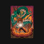 Goku X Shenlong-mens premium tee-alanside