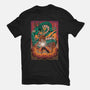 Goku X Shenlong-mens premium tee-alanside