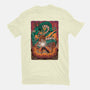 Goku X Shenlong-mens premium tee-alanside