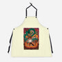 Goku X Shenlong-unisex kitchen apron-alanside