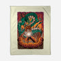 Goku X Shenlong-none fleece blanket-alanside