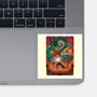 Goku X Shenlong-none glossy sticker-alanside