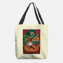 Goku X Shenlong-none basic tote-alanside