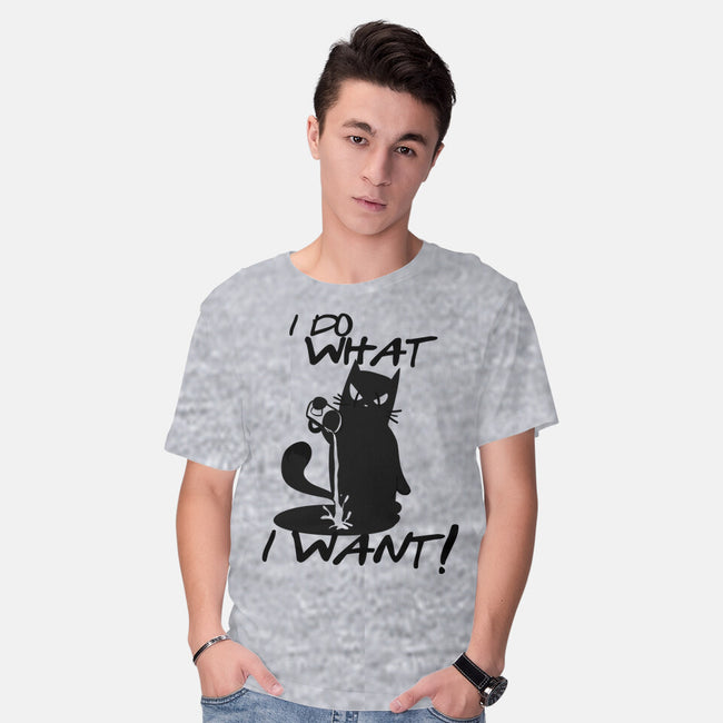 I Do What I Want-mens basic tee-fanfabio