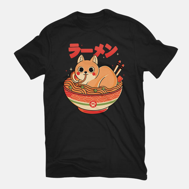 Ramen Cat-youth basic tee-Douglasstencil