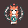 Catppuccino-none stretched canvas-Douglasstencil