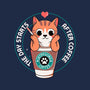 Catppuccino-womens fitted tee-Douglasstencil