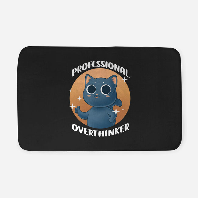 Professional Overthinker-none memory foam bath mat-FunkVampire
