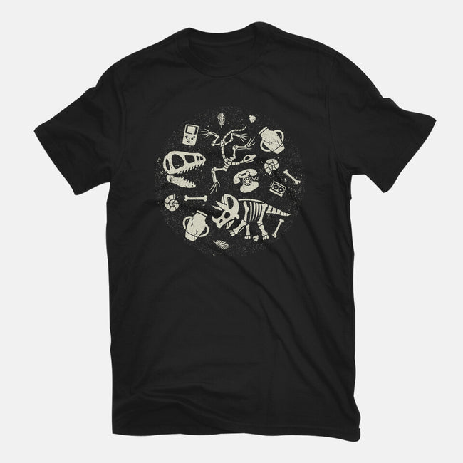 Dinosaur Fossils-womens fitted tee-tobefonseca