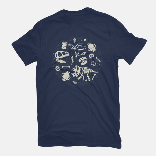 Dinosaur Fossils-womens fitted tee-tobefonseca