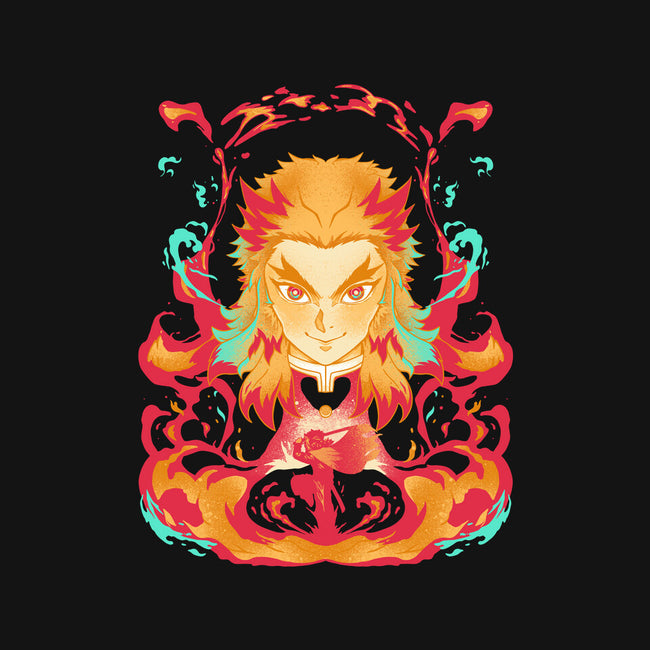 Heart Of Fire-none stretched canvas-RamenBoy