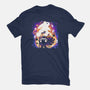 Cheshire White Rabbit-womens basic tee-Vallina84